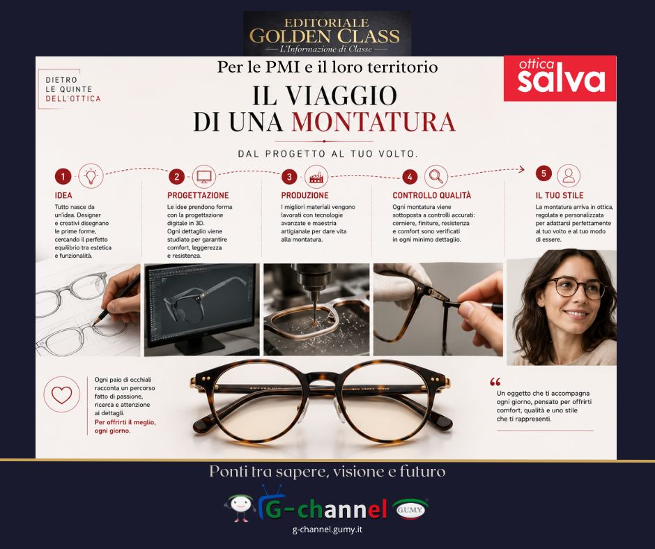 Il viaggio di una montatura: dal progetto al tuo volto
